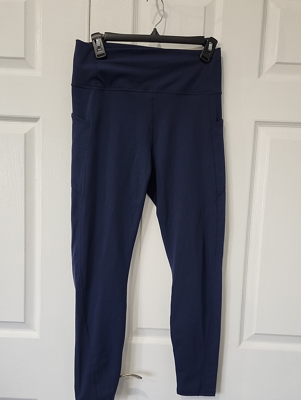 NWOT Fabletics Navy High-Rise Leggings with Side Pockets